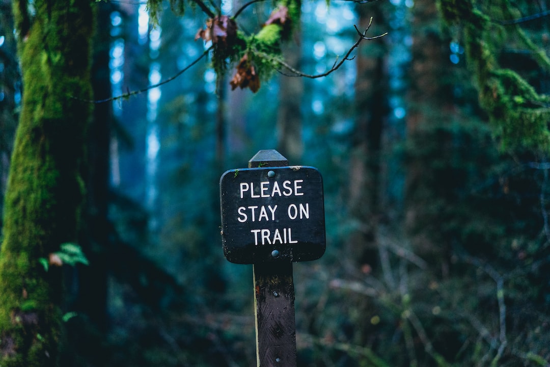 Stay on trail